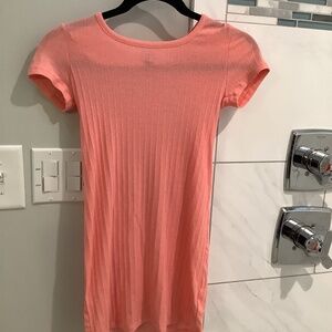 Girls, art class, M(7/8), coral pink